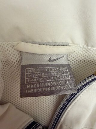 Nike Vintage Track Jacket Bianca Boxy Y2K