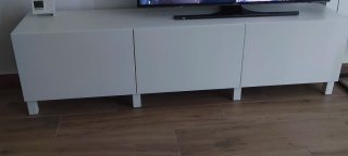 Mueble TV Besta Blanco