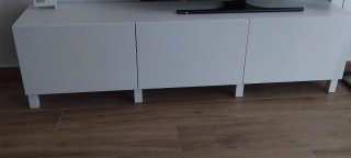 Mueble TV Besta Blanco
