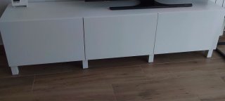 Mueble TV Besta Blanco
