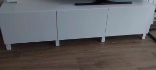 Mueble TV Besta Blanco