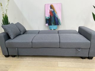 Sofá Cama Gris 210cm
