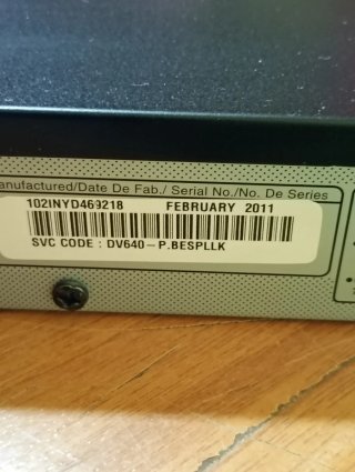 LETTORE DVD LG MODELLO DVX640 USATO OTTIMO