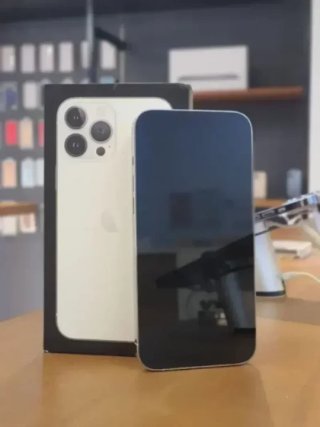 IPHONE 13 PRO MAX 256GB PLATA 100% BATERIA.
