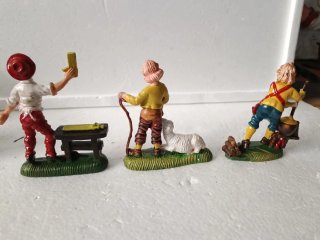 Pastori presepe cm 8, serie mestieri