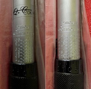 Llave dinamométrica cuadrada 3/8" (7 - 112 Nm)
