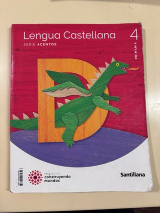 Libro texto Lengua Castellana 4o Primaria Santilla
