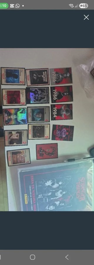 Cartas de  Stranger Things Intercambio o venta