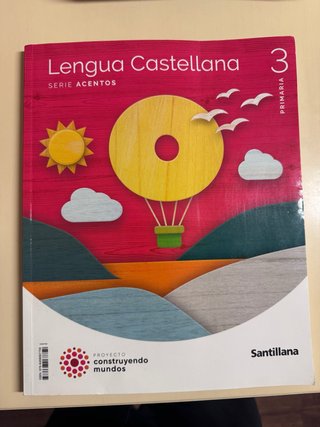 Libro texto Lengua Castellana 3o Primaria Santilla