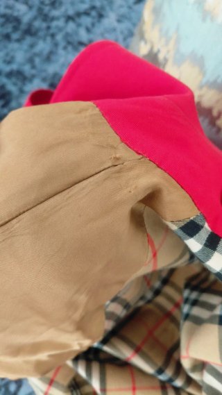 Gabardina Burberrys Vintage Roja