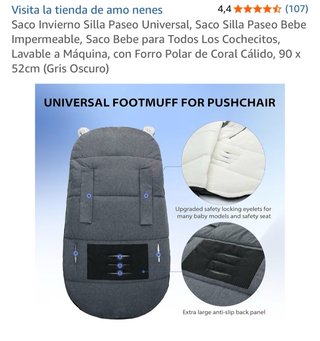 Saco de invierno para carrito