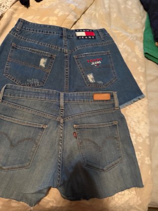 Lote 2 shorts vaqueros T. S/M