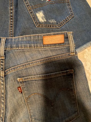 Lote 2 shorts vaqueros T. S/M
