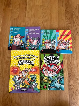 Capitán Calzoncillos - Pack 6 libros (descripción)