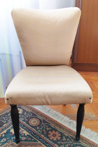 Coppia Di Poltroncine Da Camera Vintage raso