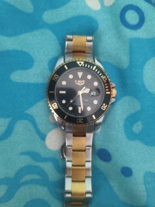 Reloj Lige Hombre Acero Dorado y Plateado