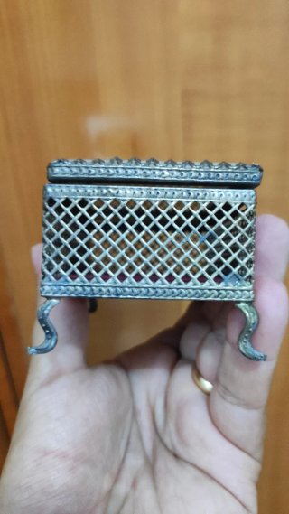 ✅Joyero Vintage Malla ,tipo Nácar Años 50