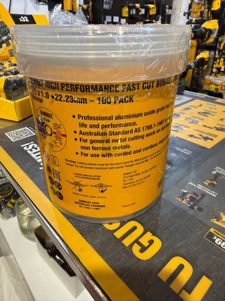 Disco Corte Dewalt Fastcut Inox 125mm x100