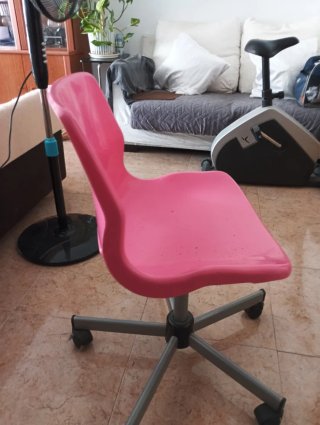 Silla de escritorio infantil rosa