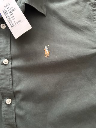 Camisa Polo Ralph Lauren Verde Talla M