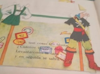 Cuento libro antiguo Dina y Tom