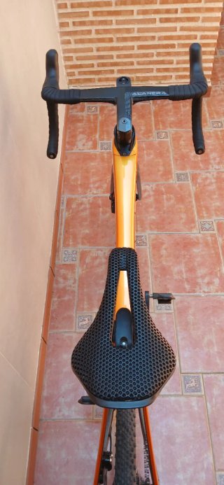 Bicicleta Trek Gravel Naranja/Gris