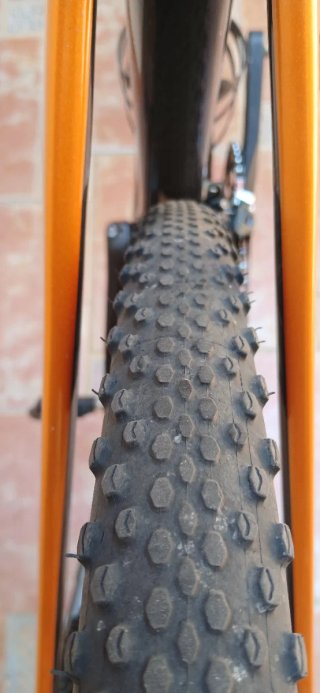 Bicicleta Trek Gravel Naranja/Gris