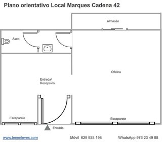 Oficina en alquiler en La Jota en Zaragoza