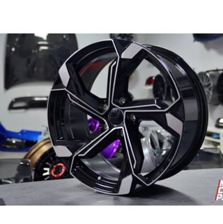 Juego de 4 Llantas 18 NeoTron Black Polish AU092
