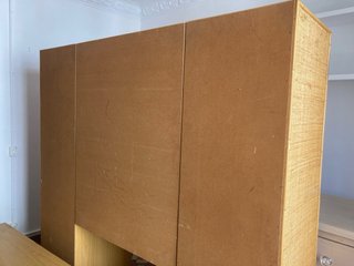 Armario modular vintage bambú/mimbre