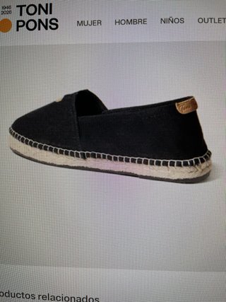 Alpargatas Unisex Negras