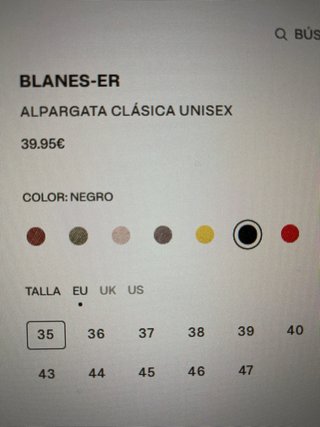Alpargatas Unisex Negras