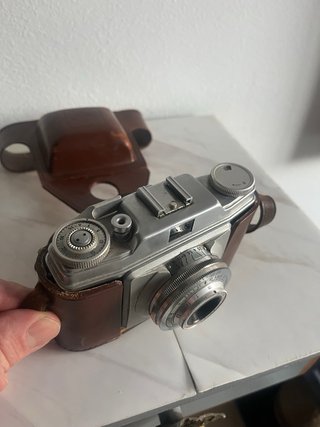 Cámara Agfa Vintage Marrón/Plata
