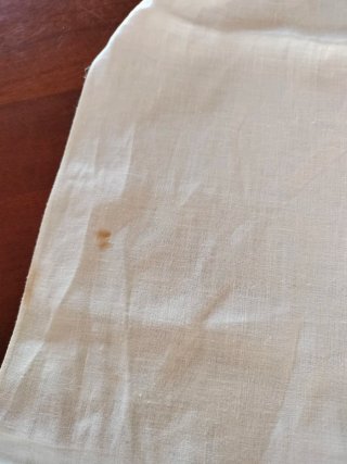 Tovaglia lino cm75x109 ricamata