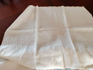 Tovaglia lino cm75x109 ricamata