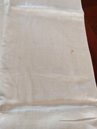 Tovaglia lino cm75x109 ricamata