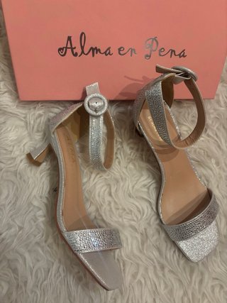 Sandalias Alma en Pena Plataforma Brillantes