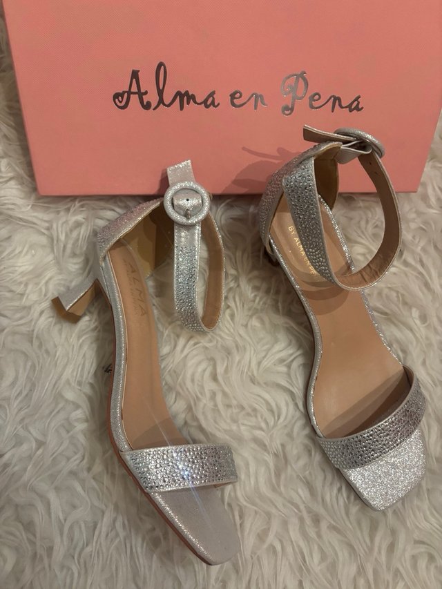Sandalias Alma en Pena Plataforma Brillantes