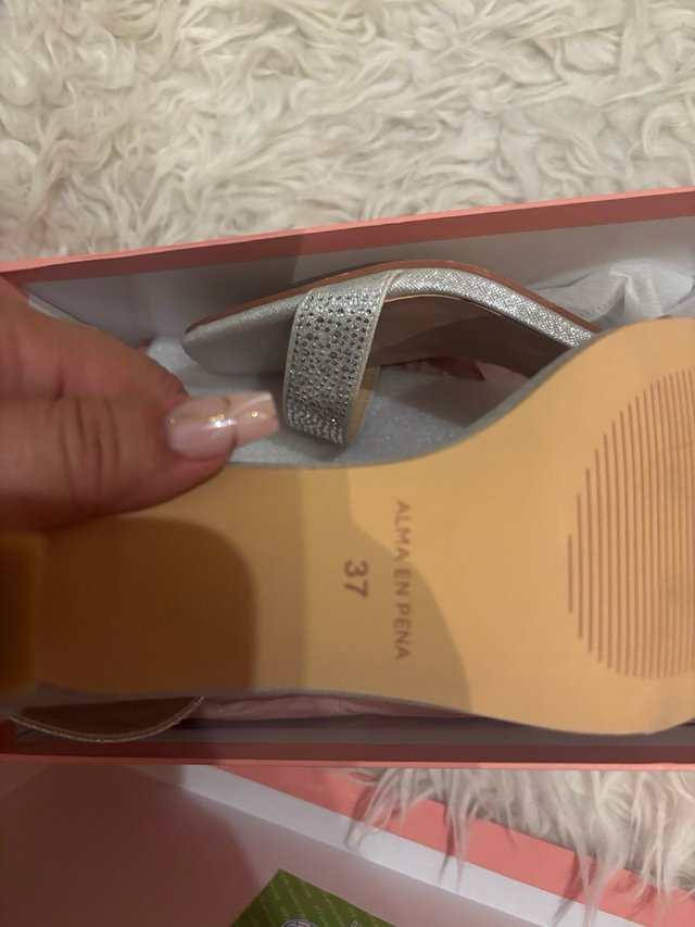 Sandalias Alma en Pena Plataforma Brillantes