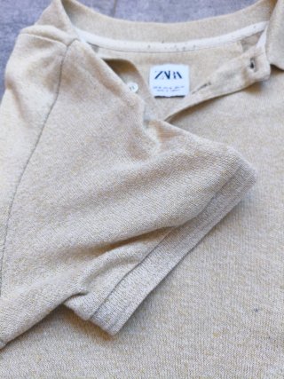 Polo Zara Talla M Beige