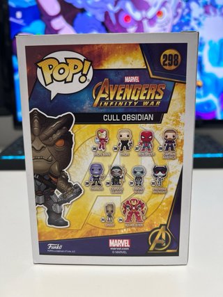Funko Pop Cull Obsidian Avengers Infinity War #298