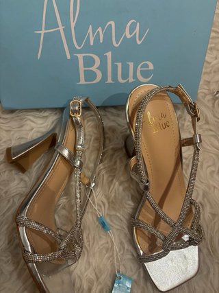 Sandalias Alma Blue Plata