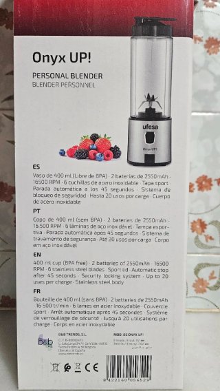Batidora Personal USB UFESA