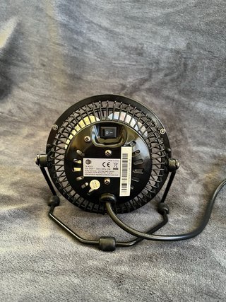 Mini ventilador negro
