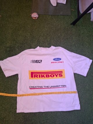 Camiseta Frikboys Racing Blanca