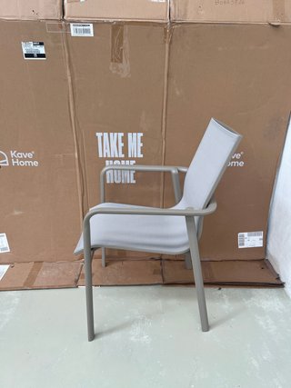 Sedia Kave Home Canea Tex Grigia