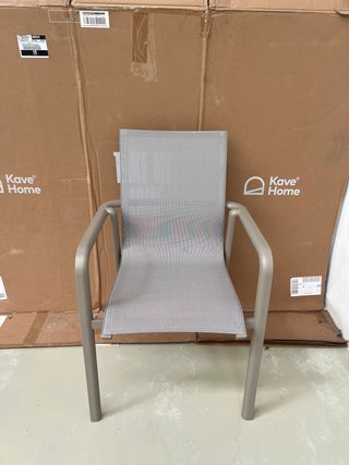 Sedia Kave Home Canea Tex Grigia