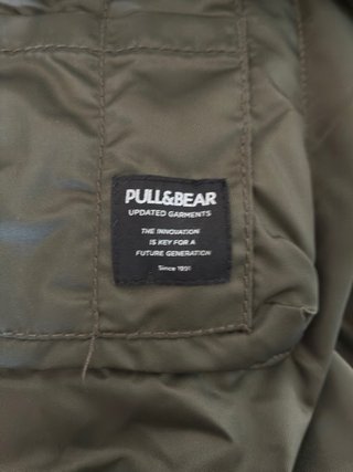 Chaqueta Bomber Pull&Bear Verde Militar