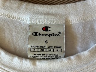 Camiseta Champion Talla S Blanca