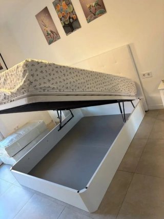Canapé de madera Con colchones viscoelastica